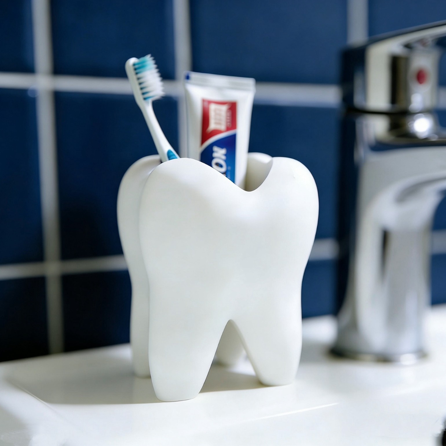 3D Printed Tooth Shaped Organi - Desk Setup Shelf reseña y precio