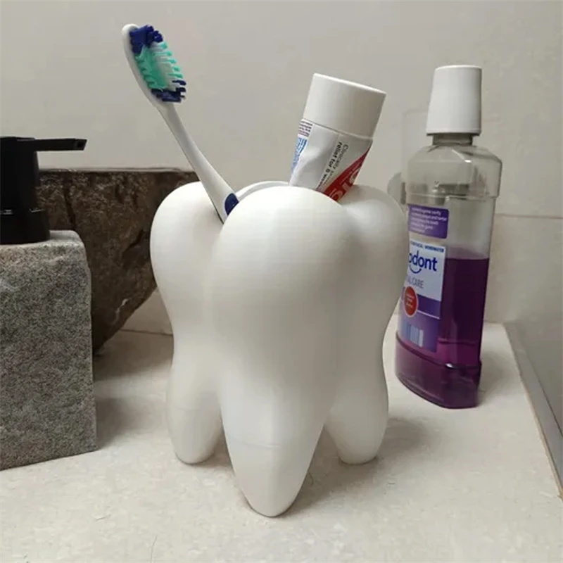 3D Printed Tooth Shaped Organi - Desk Setup Shelf reseña y precio