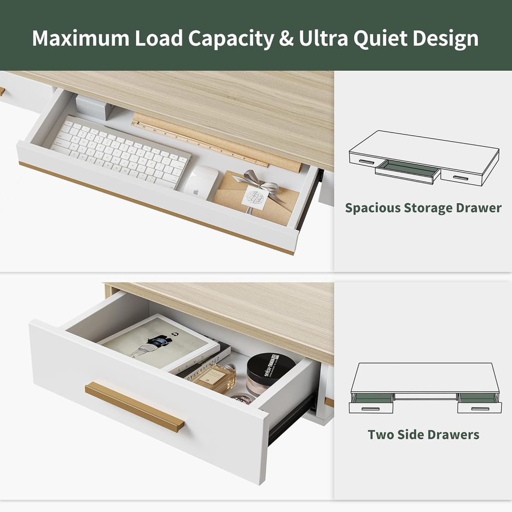 Electric Standing Desk, 3 Draw - Desk Drawer Unit reseña y precio