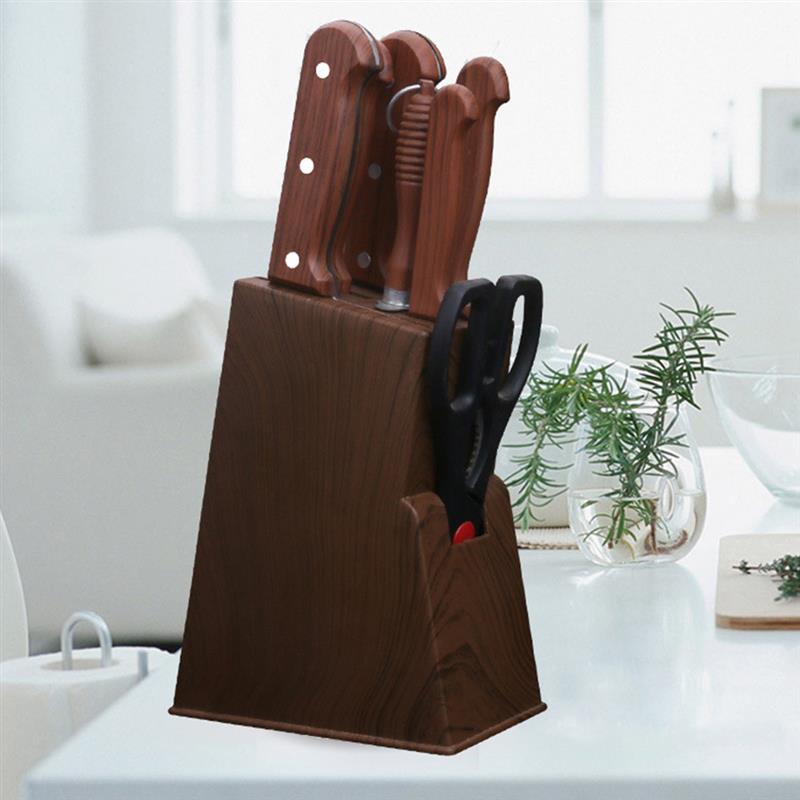 Knife Holder Desktop Storage S - Desk Setup Shelf reseña y precio