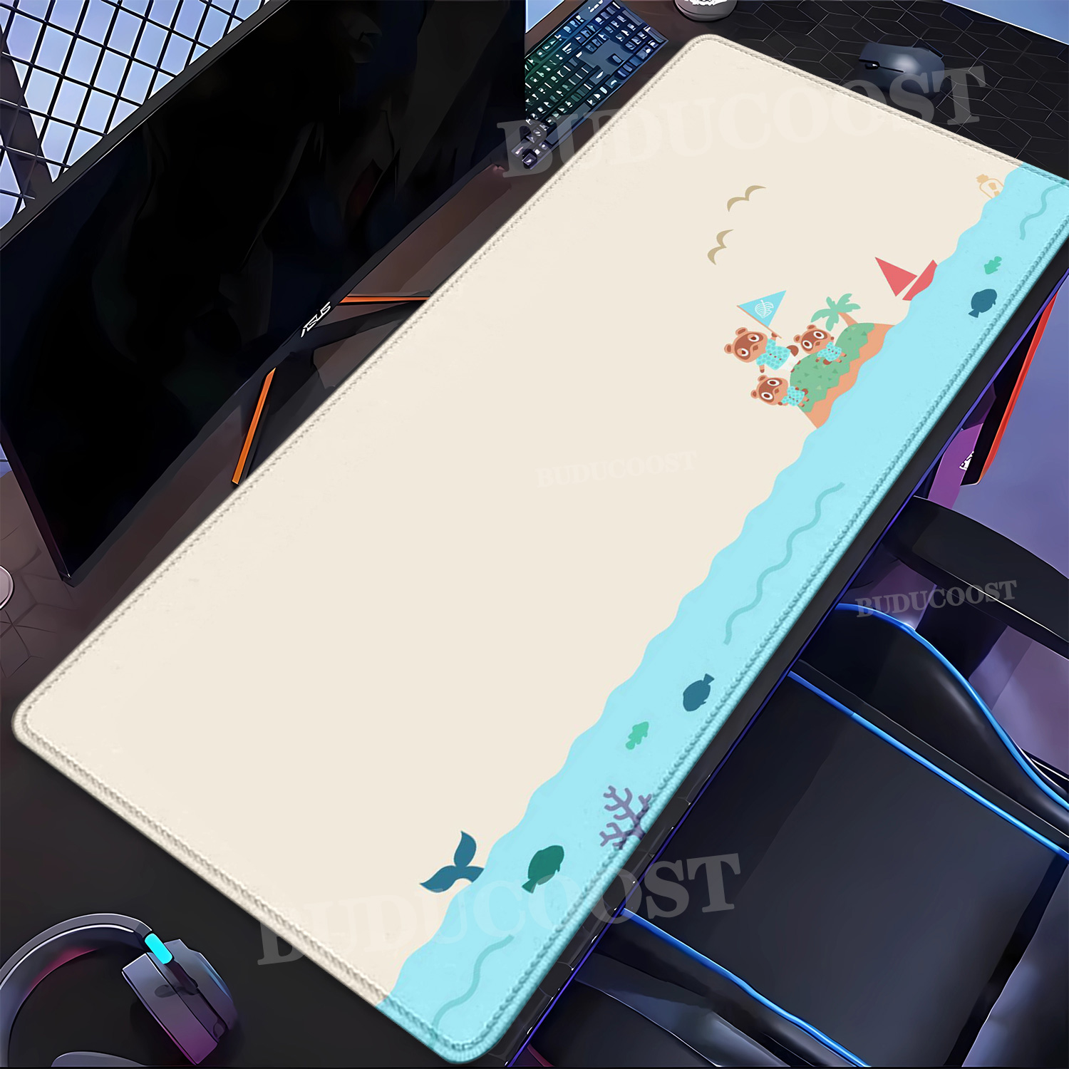 Large Kawaii Mouse Pad Non-Sli - Korean Desk Setup reseña y precio