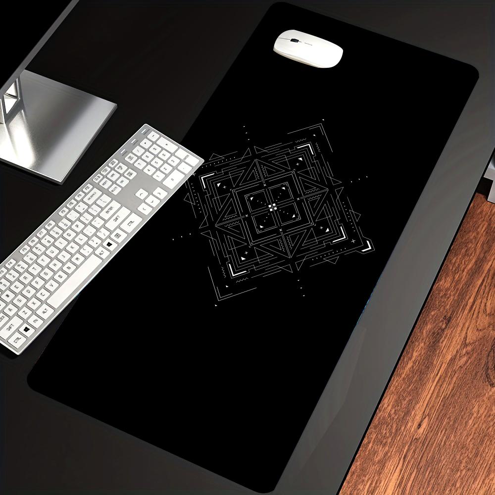 HYBXAXC Black White Geometric  - Desk Setup Black And White reseña y precio