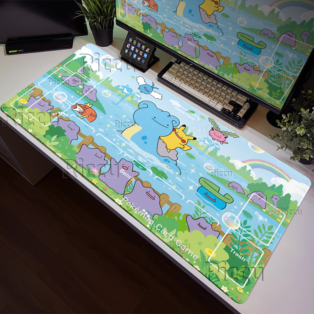 Anime Cartoon Pokémon Ditto Se - Korean Desk Setup reseña y precio