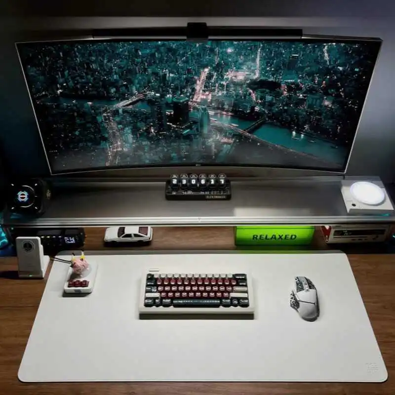 Aluminum Monitor Stand Acrylic - Desk Setup Ergonomics reseña y precio