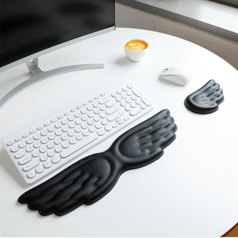 Keyboard Mouse Wrist Rest Ange - Desk Setup Keyboard reseña y precio