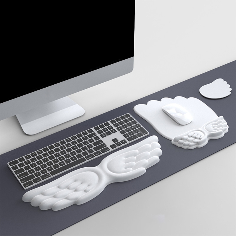 Keyboard Mouse Wrist Rest Ange - Desk Setup Keyboard reseña y precio