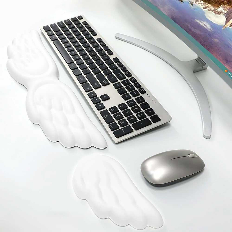 Keyboard Mouse Wrist Rest Ange - Desk Setup Keyboard reseña y precio