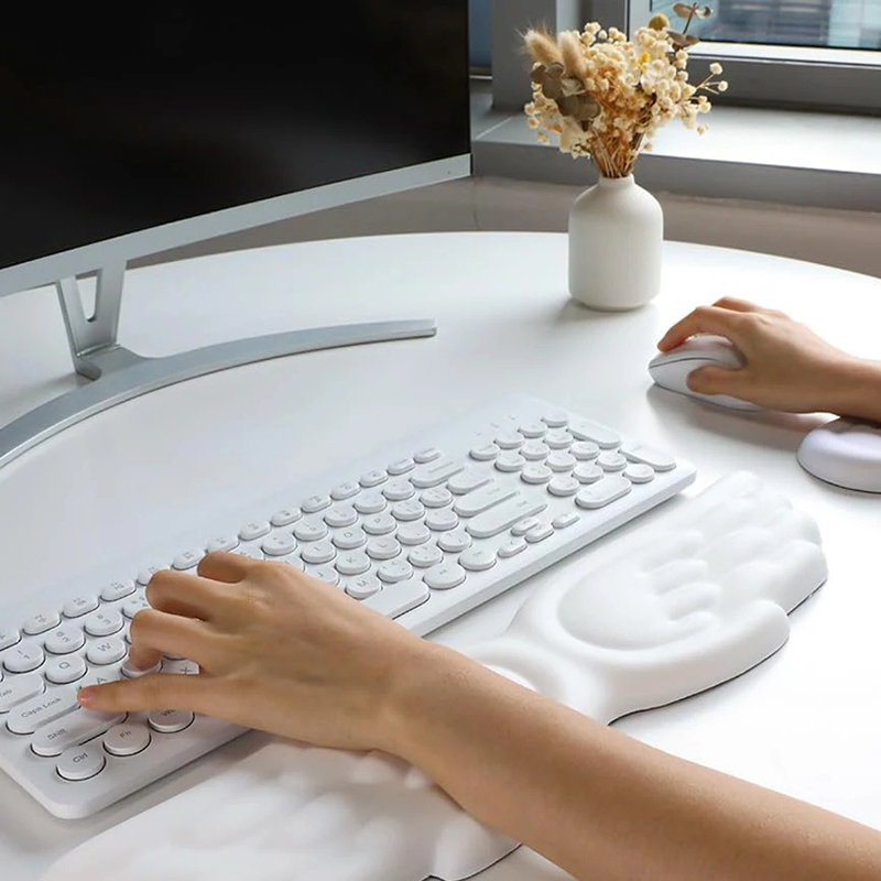 Keyboard Mouse Wrist Rest Ange - Desk Setup Keyboard reseña y precio