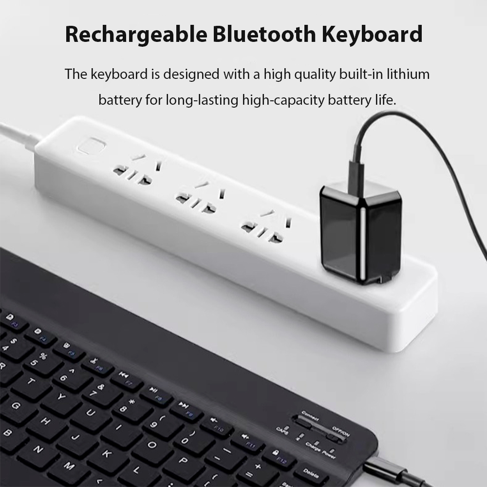 Bluetooth Wireless Keyboard Fo - Desk Setup Keyboard reseña y precio