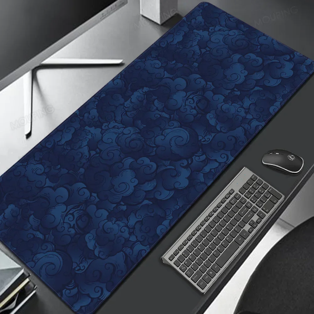 Japan Clouds Deskmat Black Car - Korean Desk Setup reseña y precio