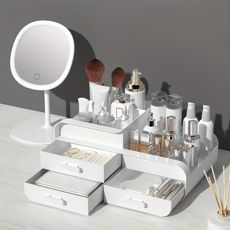 Makeup Storage Box Drawer Dorm - Desk Drawer Unit reseña y precio