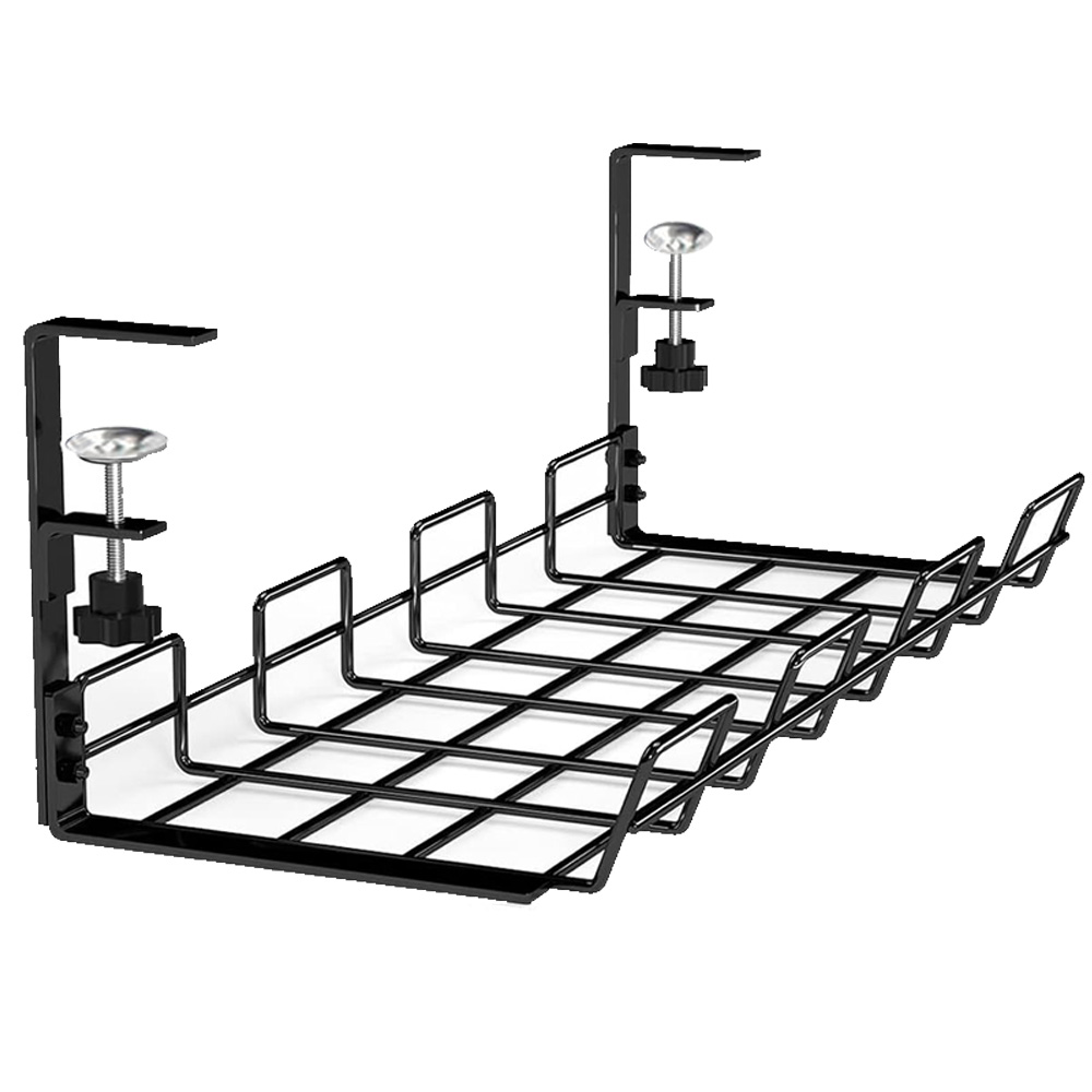 Cable Management Box Under Des - Desk Setup Shelf reseña y precio