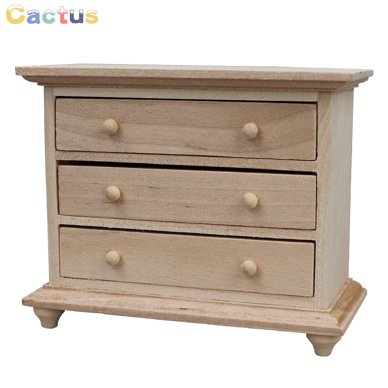 1:12 Dollhouse Miniature Wood  - Desk Drawer Unit reseña y precio
