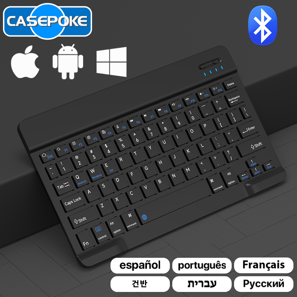 CASEPOKE For iPad Xiaomi Samsu - Desk Setup Keyboard reseña y precio