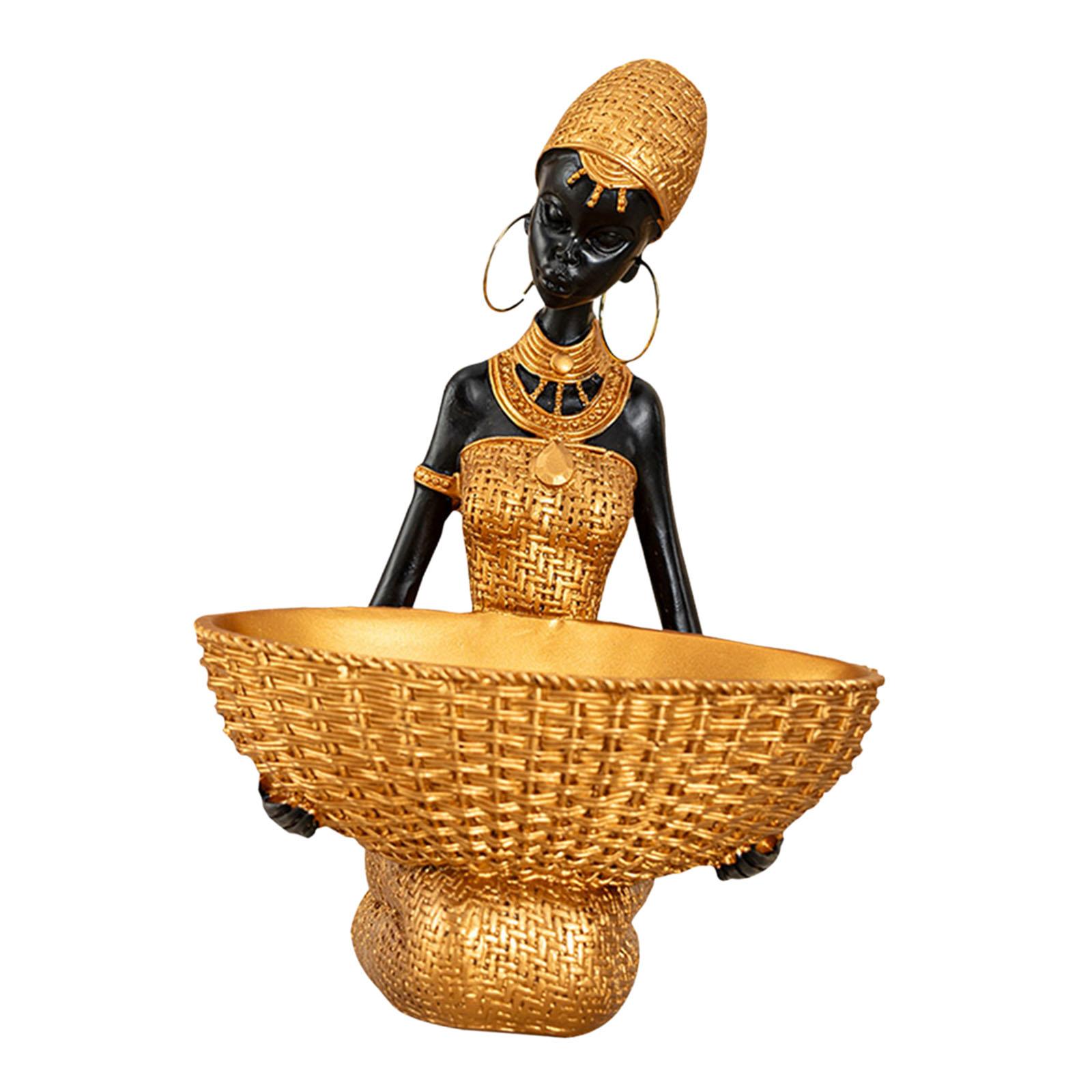 Luxury African Woman Statue Re - Desk Setup Shelf reseña y precio