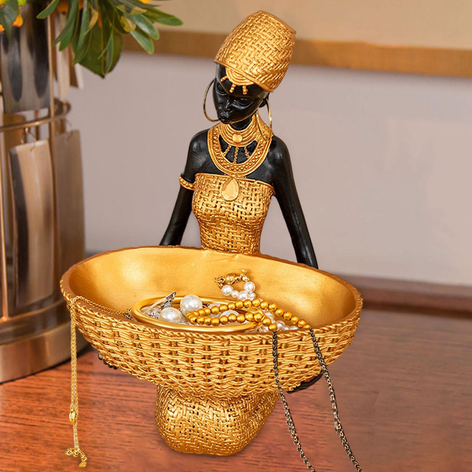 Luxury African Woman Statue Re - Desk Setup Shelf reseña y precio