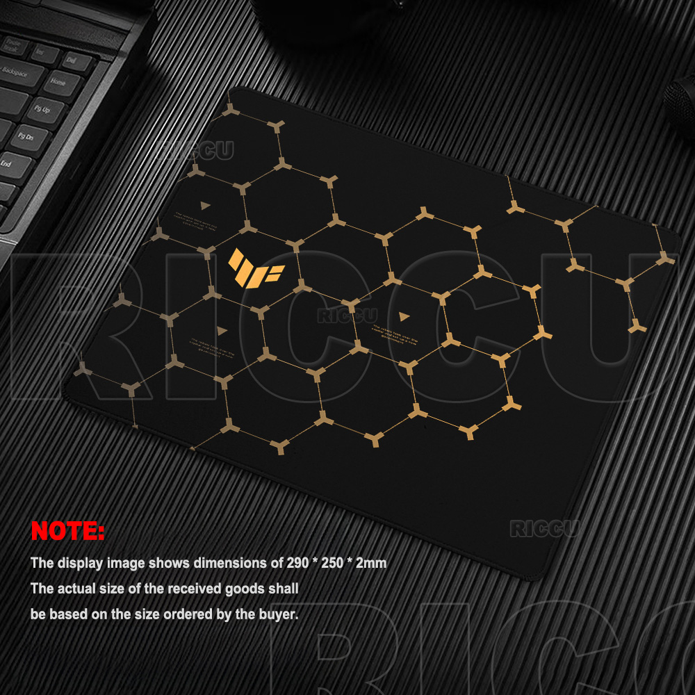 Hexagon TUF Gaming Mouse Pad R - Desk Setup Black And White reseña y precio