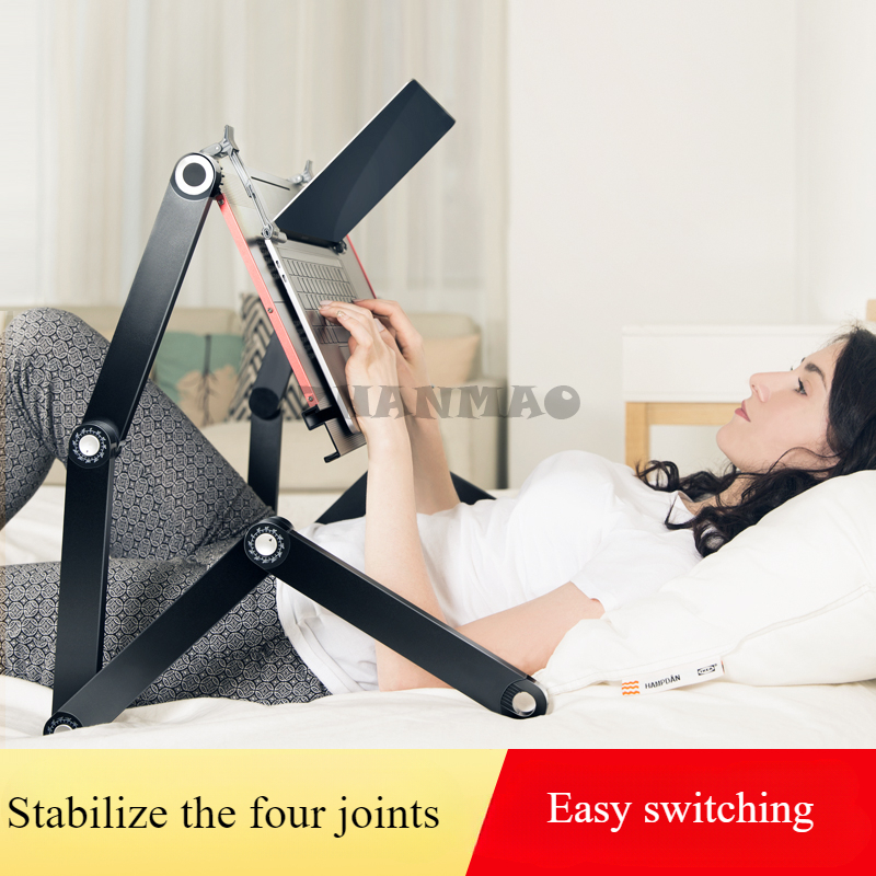 Lying Flat on The Bed, Laptop  - Desk Setup Ideas reseña y precio