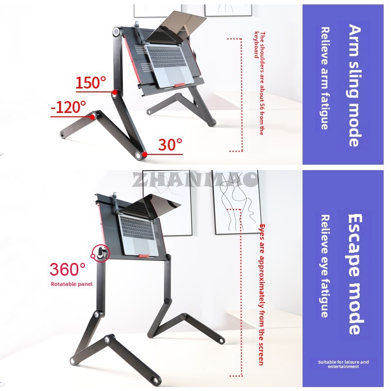 Lying Flat on The Bed, Laptop  - Desk Setup Ideas reseña y precio