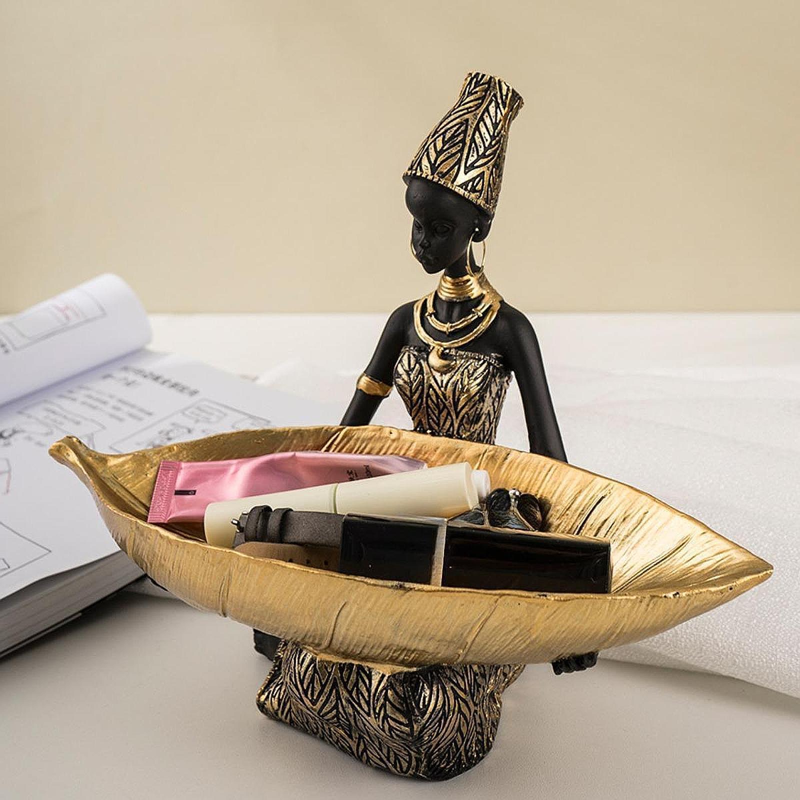 Resin Ornament African Woman S - Desk Setup Shelf reseña y precio
