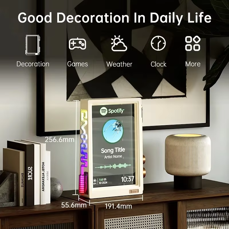 Digital Picture Frame Transpar - Desk Setup Videos reseña y precio
