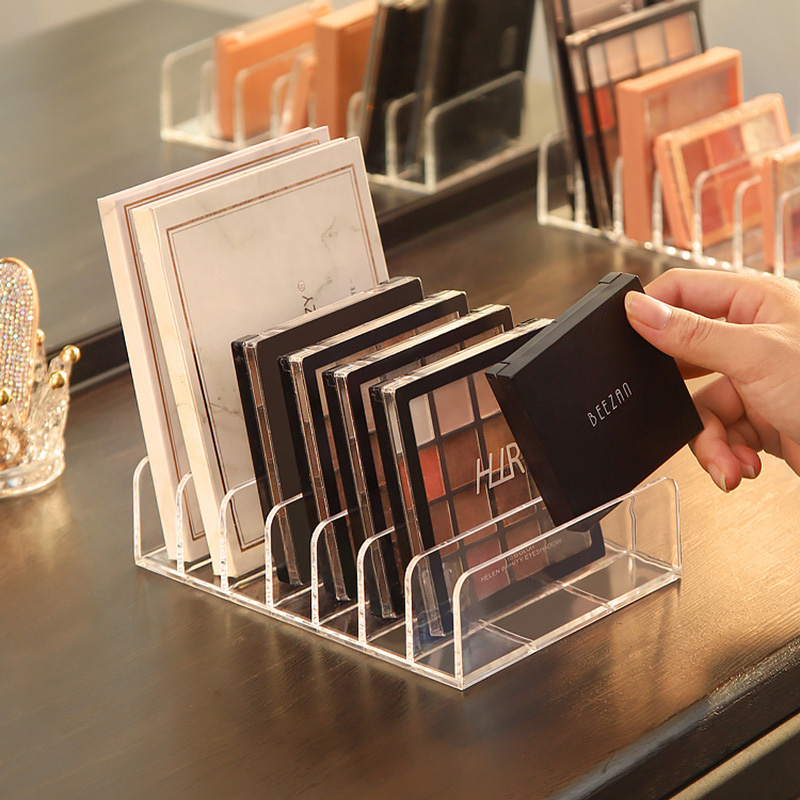 7-Compartment  Makeup Organize - Desk Setup Shelf reseña y precio